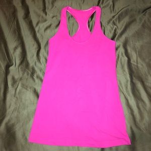 Lululemon pink workout tank